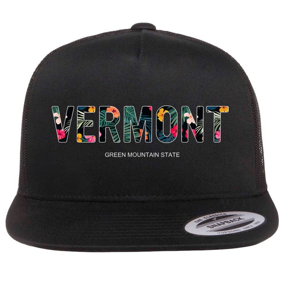 Vermont Style Vintage Flat Bill Trucker Hat