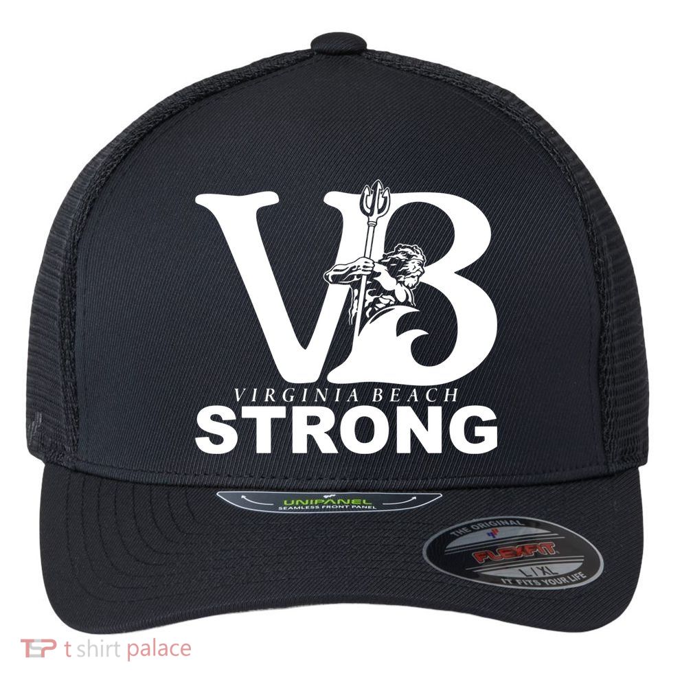 Vb Strong Virginia Beach Strong Flexfit Unipanel Trucker Cap