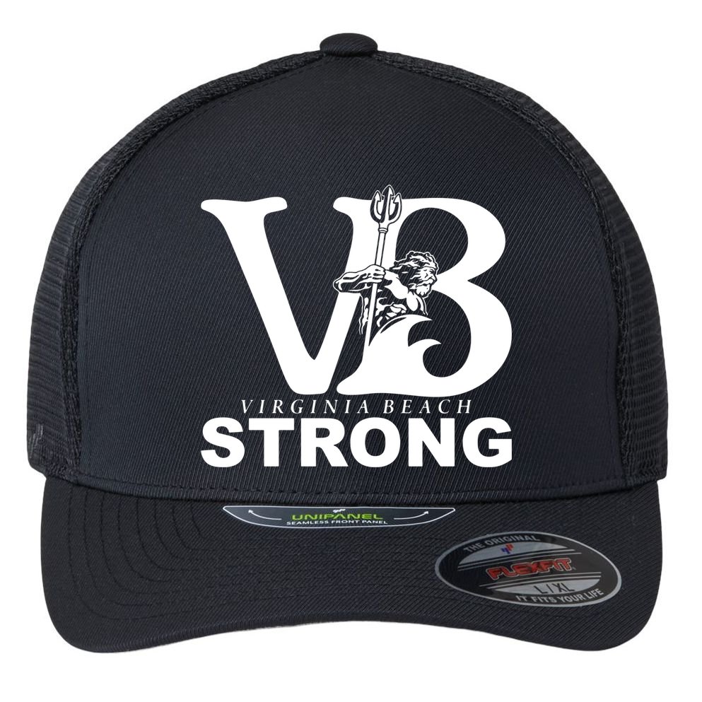 Vb Strong Virginia Beach Strong Flexfit Unipanel Trucker Cap