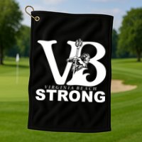 Vb Strong Virginia Beach Strong Golf Towel