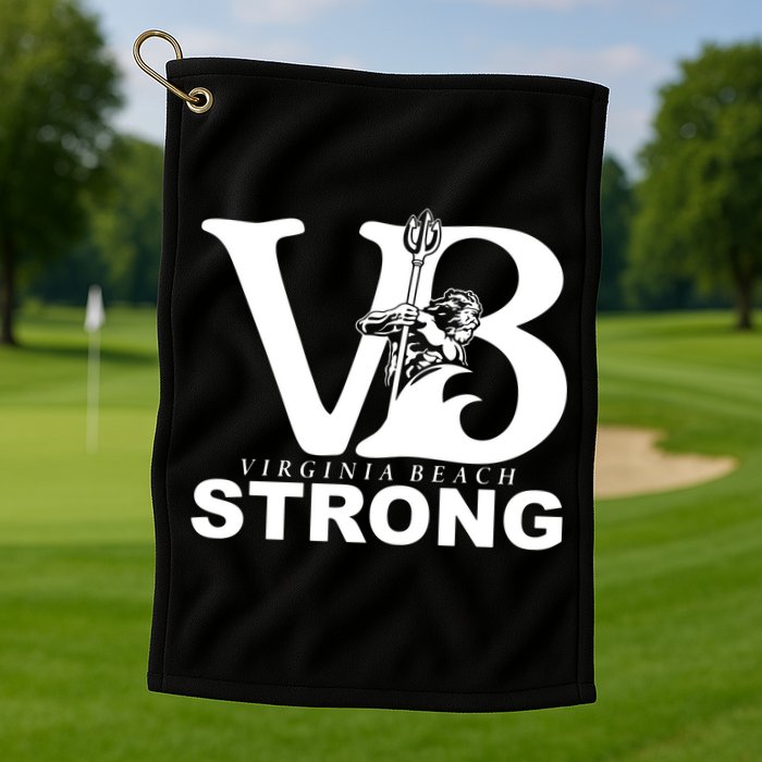 Vb Strong Virginia Beach Strong Golf Towel