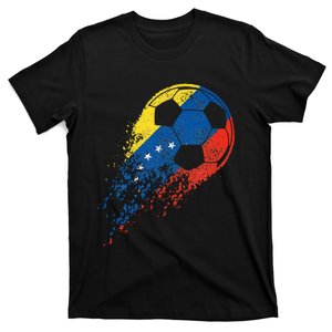 Venezuela Soccer Venezuelan Flag Pride Soccer Player T-Shirt