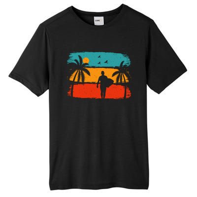 Vintage Summer Vibes Print Tall Fusion ChromaSoft Performance T-Shirt