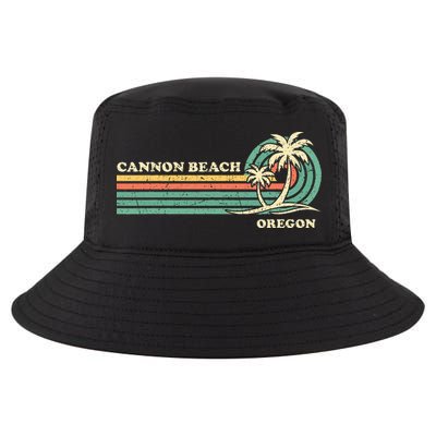 Vintage Summer Vacation Oregon Cannon Beach Cool Comfort Performance Bucket Hat