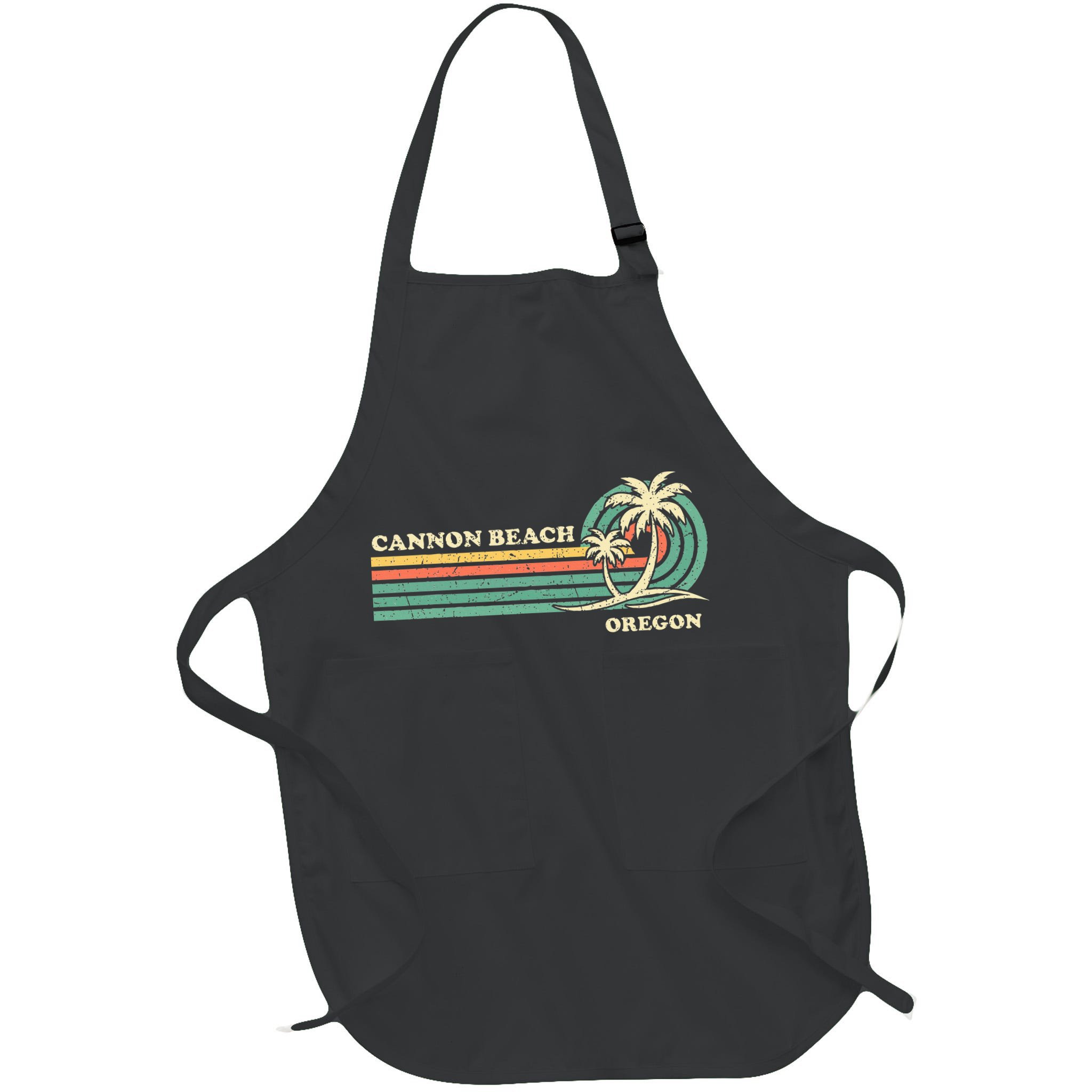 Vintage Summer Vacation Oregon Cannon Beach Apron