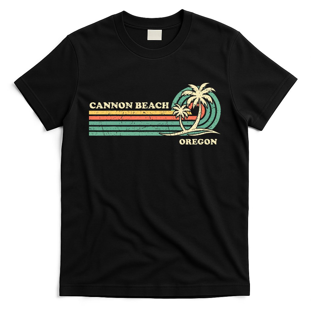 Vintage Summer Vacation Oregon Cannon Beach T-Shirt