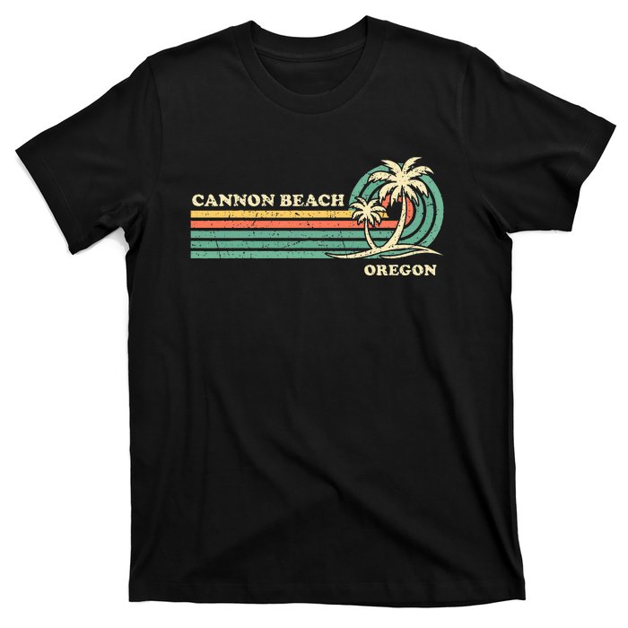 Vintage Summer Vacation Oregon Cannon Beach T-Shirt