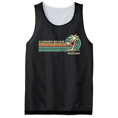 Vintage Summer Vacation Oregon Cannon Beach Mesh Reversible Basketball Jersey Tank