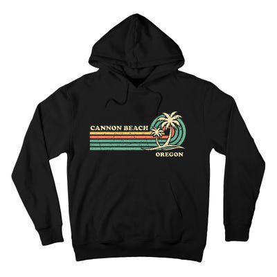 Vintage Summer Vacation Oregon Cannon Beach Tall Hoodie