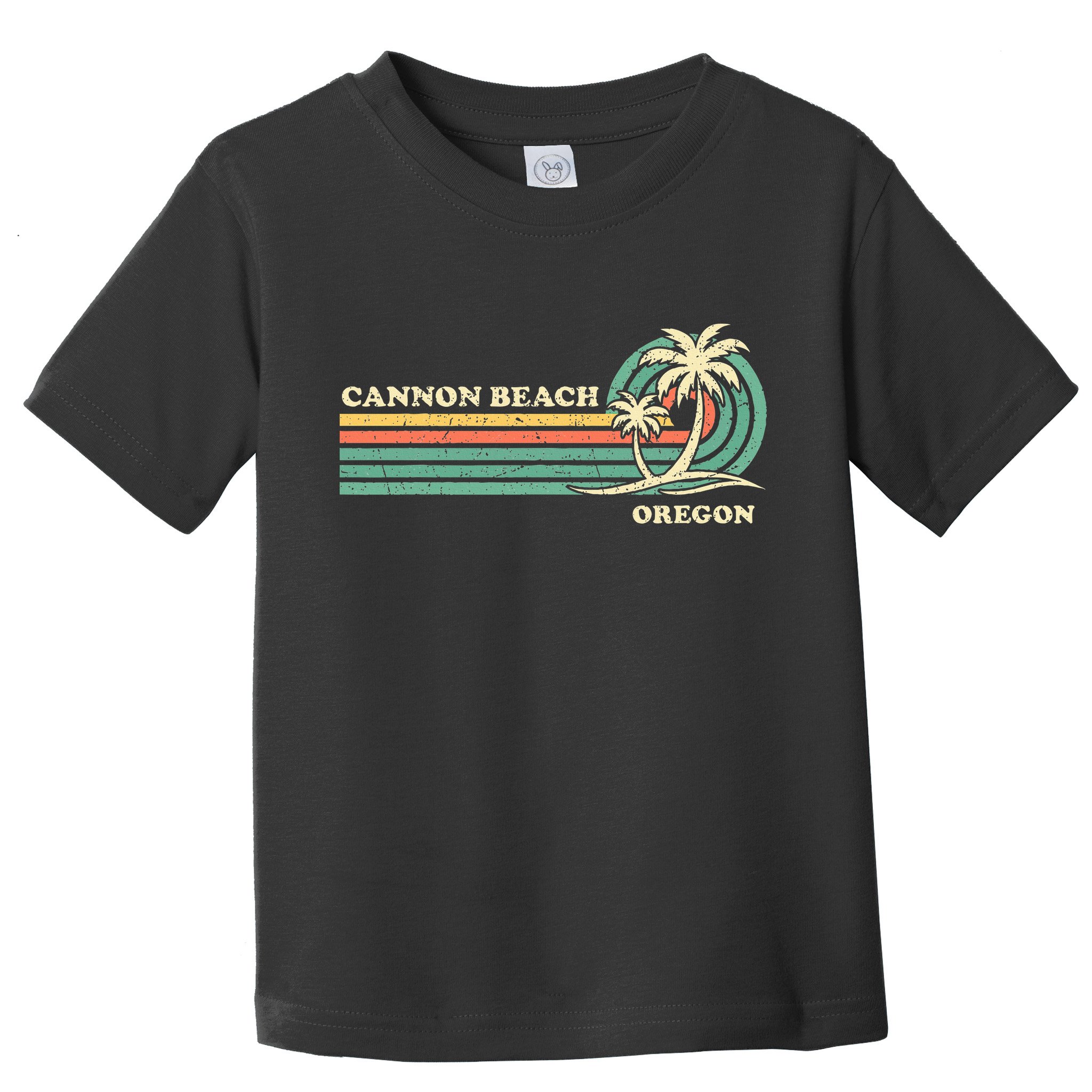 Vintage Summer Vacation Oregon Cannon Beach Toddler T-Shirt