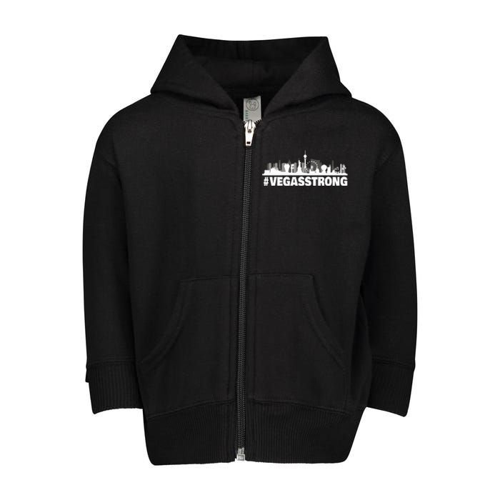 Vegas Strong Toddler Zip Fleece Hoodie