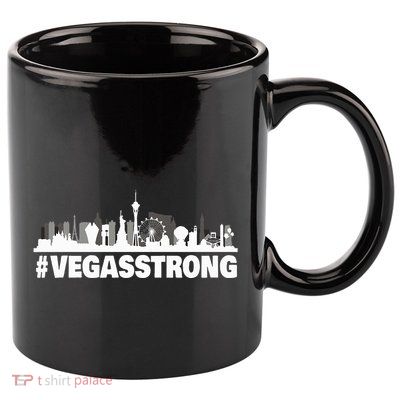 Vegas Strong 11oz C Handle Ceramic Mug