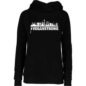 Vegas Strong Womens Funnel Neck Pullover Hood