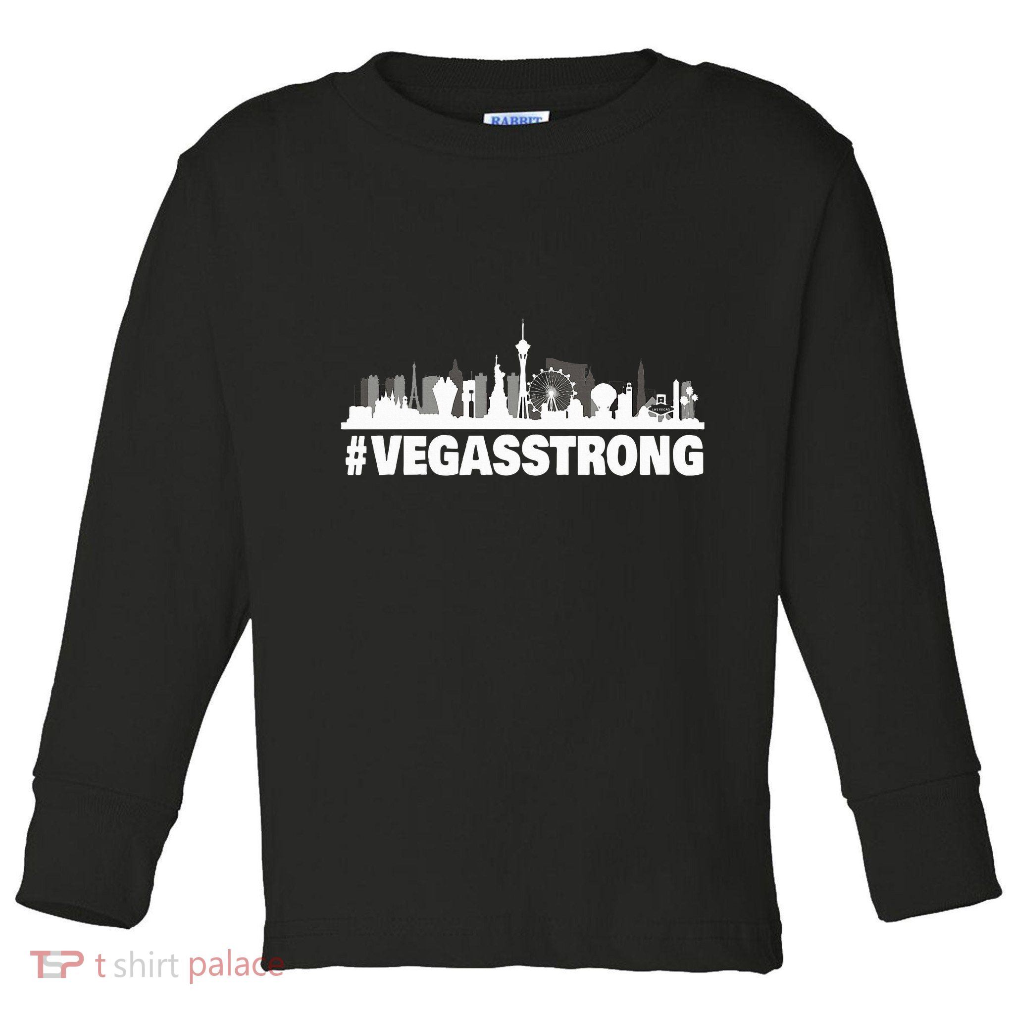 Vegas Strong Toddler Long Sleeve Shirt