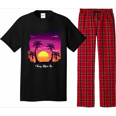 Vintage Sunset Vacay Mode: On Summer Beach Gift Pajama Set