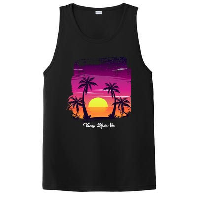 Vintage Sunset Vacay Mode: On Summer Beach Gift PosiCharge Competitor Tank