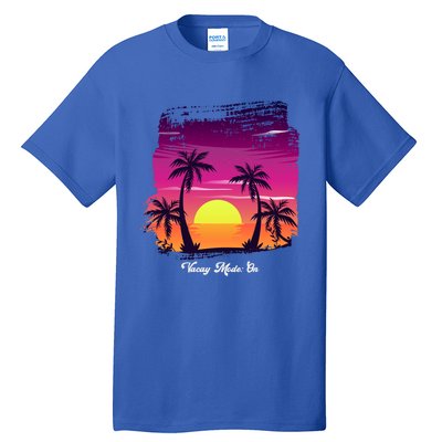 Vintage Sunset Vacay Mode: On Summer Beach Gift Tall T-Shirt