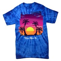 Vintage Sunset Vacay Mode: On Summer Beach Gift Tie-Dye T-Shirt