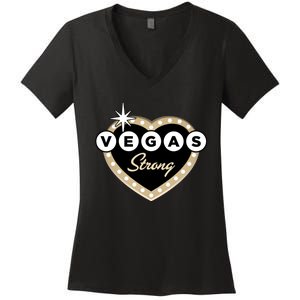 Vegas Strong Women's V-Neck T-Shirt