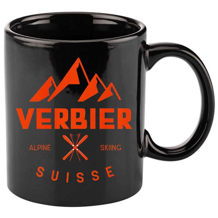 Verbier Suisse  11oz C Handle Ceramic Mug