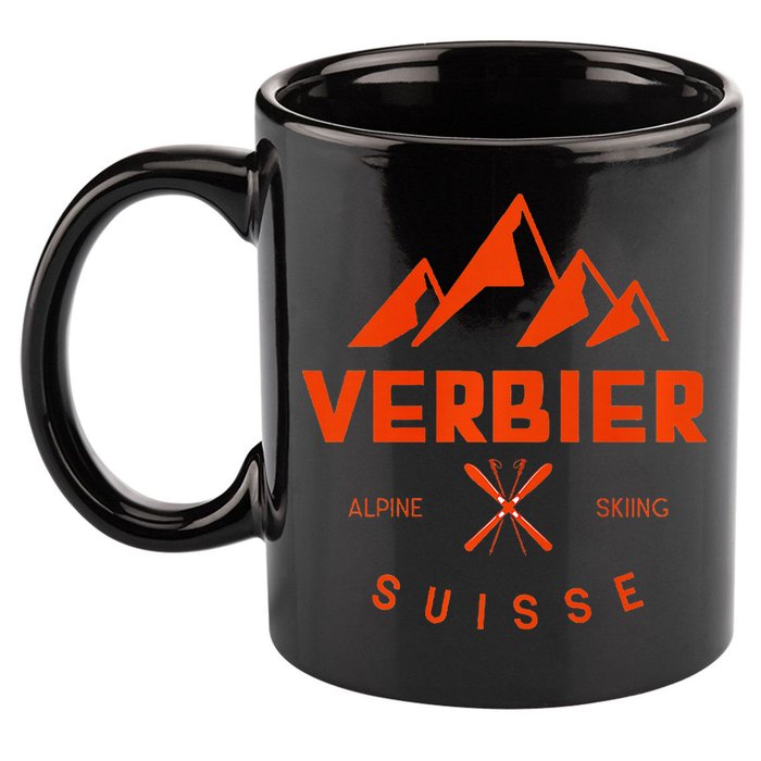 Verbier Suisse  11oz C Handle Ceramic Mug