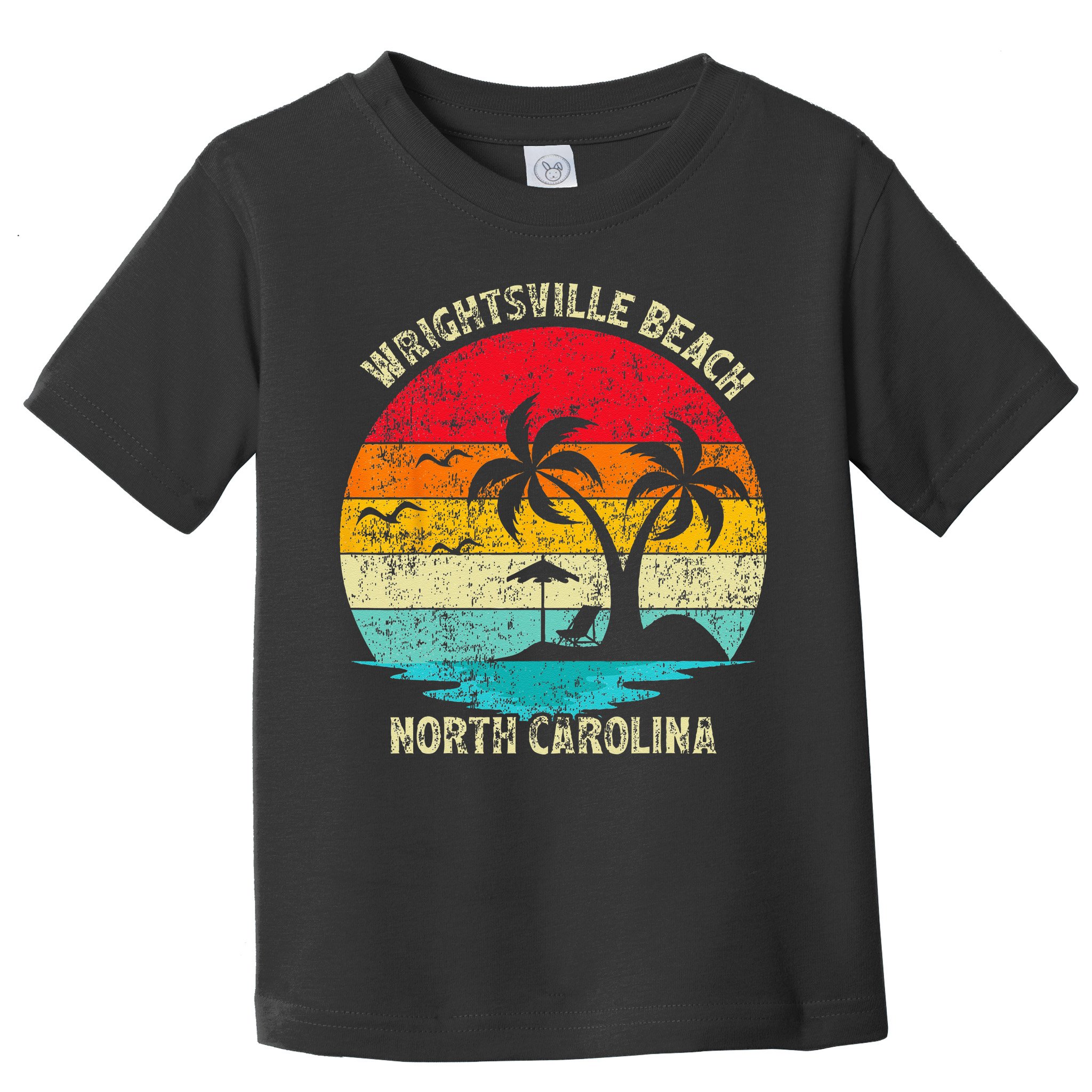 Vintage Summer Vacation North Carolina Wrightsville Beach Toddler T-Shirt