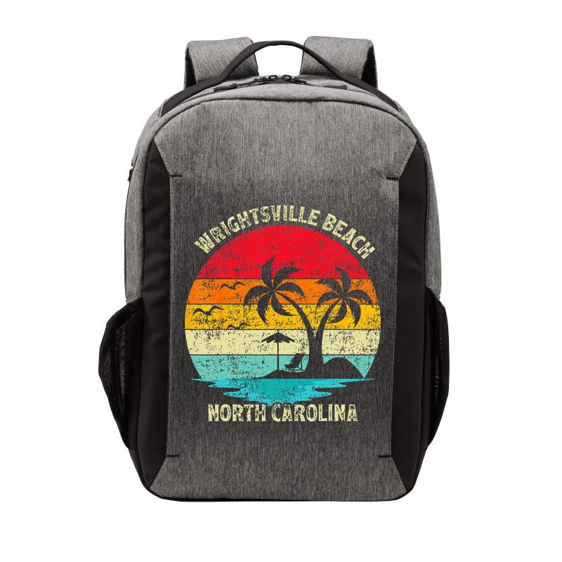 Vintage Summer Vacation North Carolina Wrightsville Beach Vector Backpack