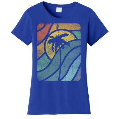 Vintage Summer Vacation Vibes Tee Sunset Sunrise Palms Vacay Great Gift Women's T-Shirt