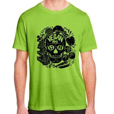 Vegan Skull Adult ChromaSoft Performance T-Shirt