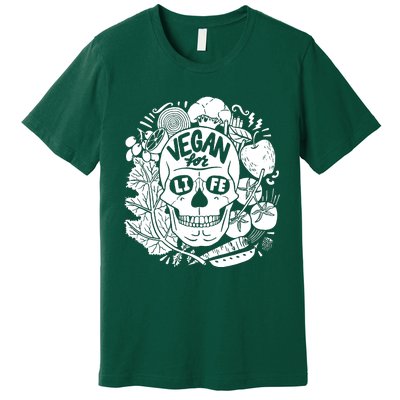 Vegan Skull Premium T-Shirt