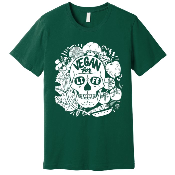 Vegan Skull Premium T-Shirt