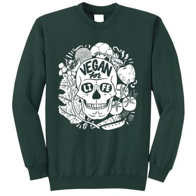 Vegan Skull Tall Sweatshirt