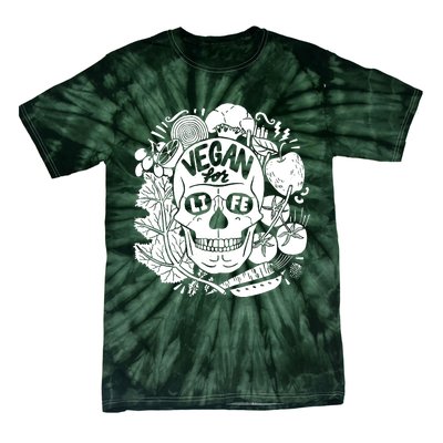 Vegan Skull Tie-Dye T-Shirt