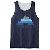 Vermont Ski Vintage Mountain Winter Sports Skiing Souvenir Mesh Reversible Basketball Jersey Tank