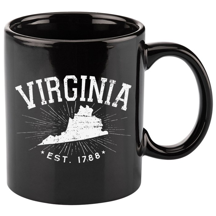Virginia State Virginia Lover 11oz C Handle Ceramic Mug