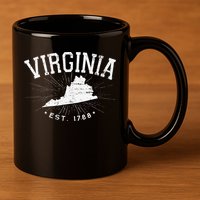Virginia State Virginia Lover 11oz C Handle Ceramic Mug