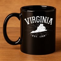 Virginia State Virginia Lover 11oz C Handle Ceramic Mug