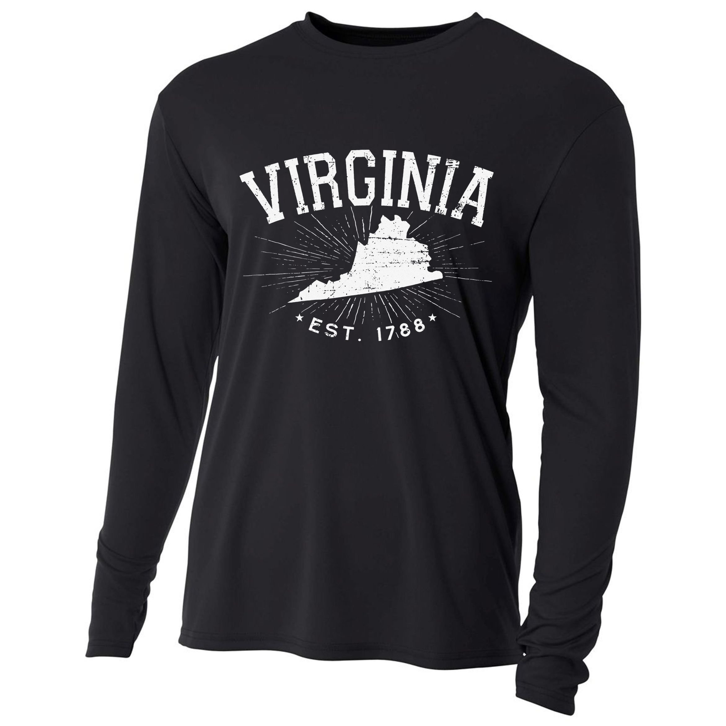 Virginia State Virginia Lover Cooling Performance Long Sleeve Crew