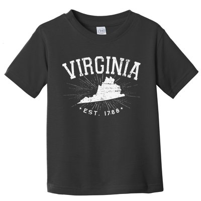 Virginia State Virginia Lover Toddler T-Shirt
