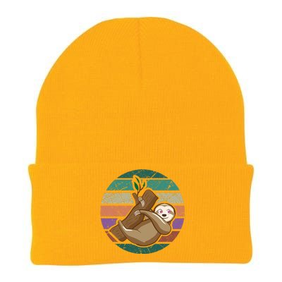 Vintage Sloth Knit Cap Winter Beanie