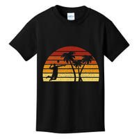 Vintage Sunset Volleyball Gift For Volleyball Players Kids T-Shirt