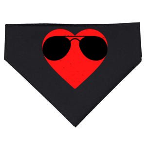 Valentines Shades USA-Made Doggie Bandana