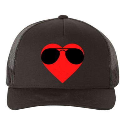 Valentines Shades Yupoong Adult 5-Panel Trucker Hat