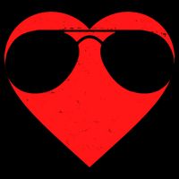 Valentines Shades Cooling Performance Crew T-Shirt