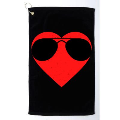 Valentines Shades Golf Towel