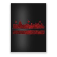 Vintage Skyline Washington Dc Flag Cities Usa Pride Poster