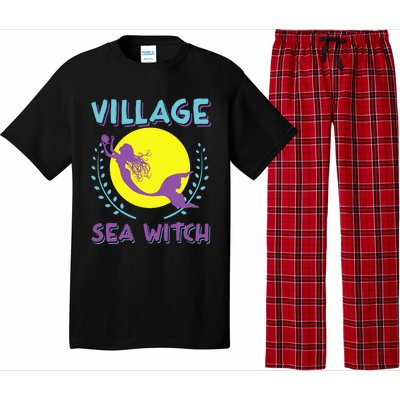 Village Sea Witch Mermaid Halloween Gift Pajama Set