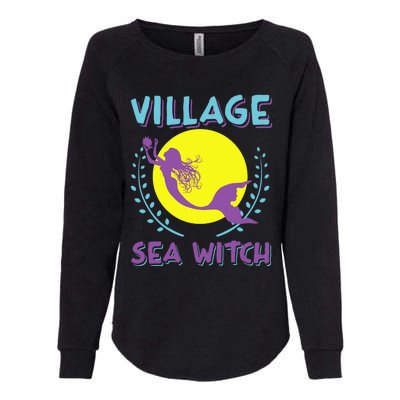 Village Sea Witch Mermaid Halloween Gift Womens California Wash Sweatshirt