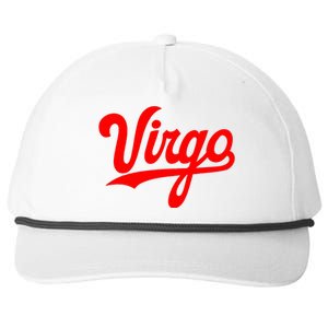 Virgo Season Women Zodiac Typography Snapback Five-Panel Rope Hat