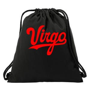 Virgo Season Women Zodiac Typography Drawstring Bag